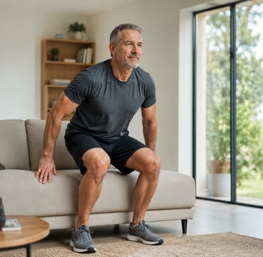 Le Goblet Squat permet de se relever avec aisance au quotidien