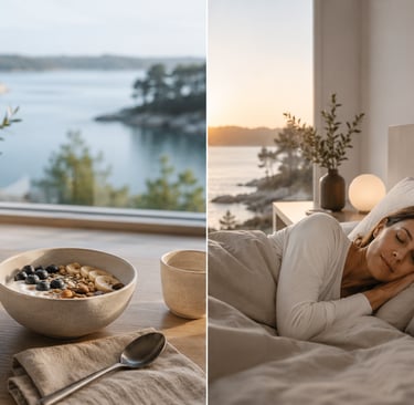 Nutrition de qualité et sommeil réparateur jouent un rôle déterminant dans la qualité de vie et l'entraînement sportif.