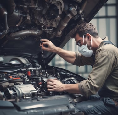A friendly mechanic at Limburg Autocare garage ready to assist customers.