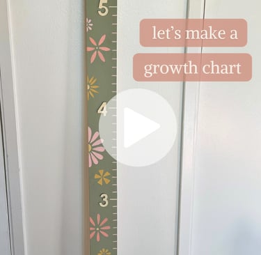 DIY growth chart