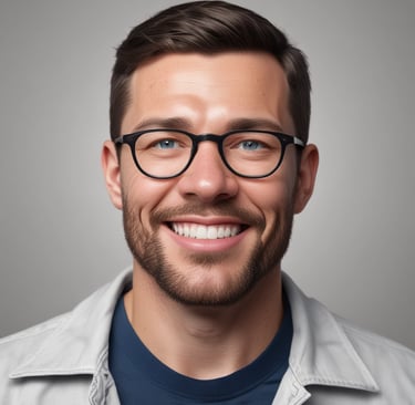 man standing near balcony