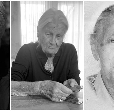 Milena Findeis 1957, Edith Findeis geborene Klinger,, 1939, Margarete Klinger, 1908-2002