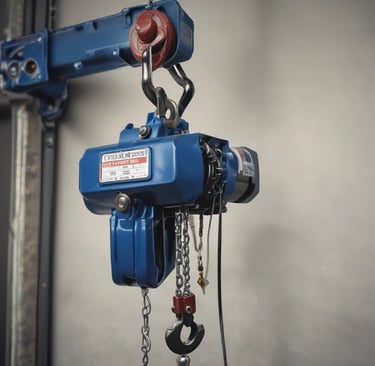 Technician using specialized tools to test crane controls during an OSHA inspection.