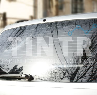 Nano ceramic car window tinting for UV protection