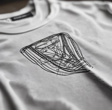 Sample production line showing skilled hands sewing and inspecting apparel pieces.