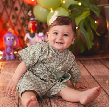 Conjunto infantil (camisa e bermuda) para criança pequena