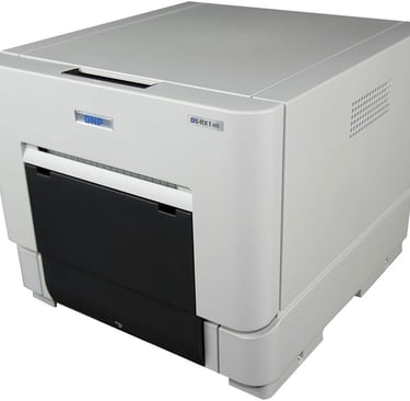 DNP DS-RX1HS professional dye-sublimation photo printer for high-speed event printing.