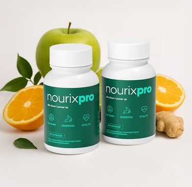Découvrez NourixPRO, un complément bien-être conçu pour soutenir le métabolisme, l’équilibre de l’é