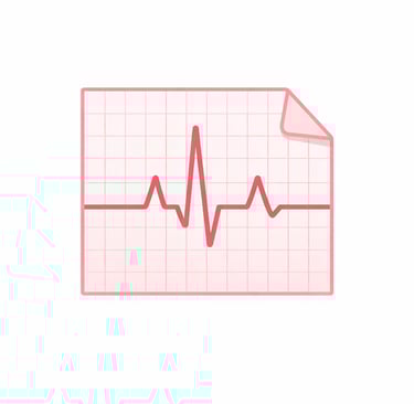 Icône electrocardiogramme (ECG)