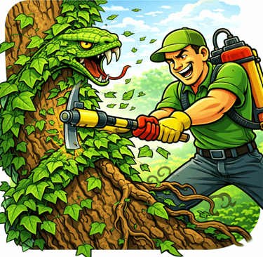 Totální herbicid na dřeviny a stromy