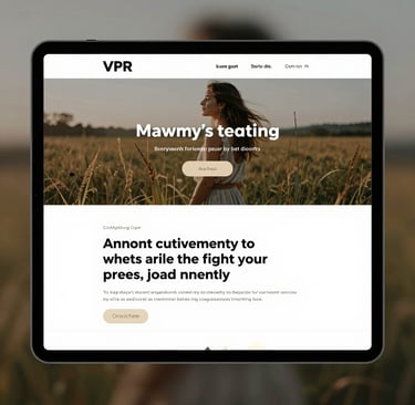 Minimalist website interface showing harmonious balance of form and function