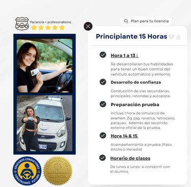 mujeres conduciendo vehículo y mostrando la licencia de conducir