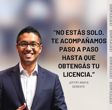 Jeffry Araya Gerente de la empresa
