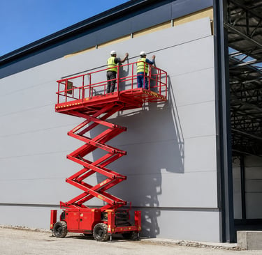 Installation professionnelle de panneaux sandwich sur bâtiment industriel