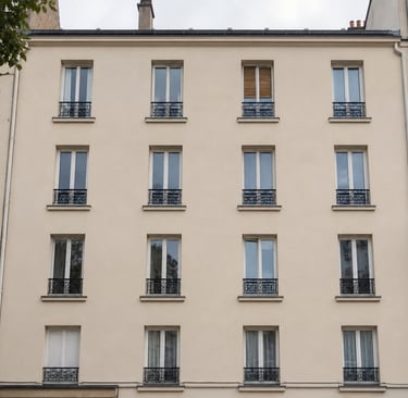 Façade en enduit lisse – rénovation moderne