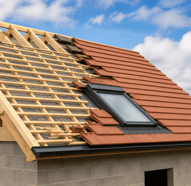 Pose de toiture en tuiles – structure et finition
