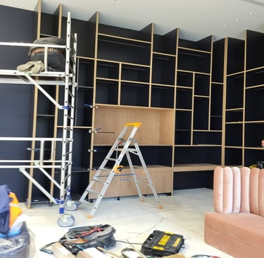 Bibliothèques et rangements sur mesure
