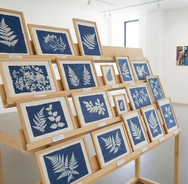 Exposicion cianotipia impresiones monterrey