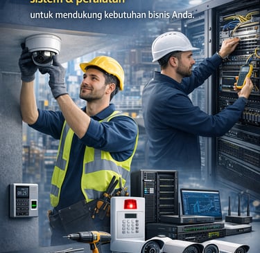 Kami siap pasang dan instalasi CCTV, Akses Door, Alarm System, Networking, IP PABX, Tools, dan Tray 