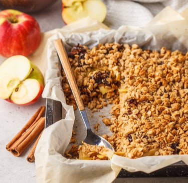 apple crumble by Crumble Bums