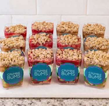 Crumble Bums Cheesecake Crumble Cups