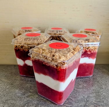 strawberry cheesecake parfait