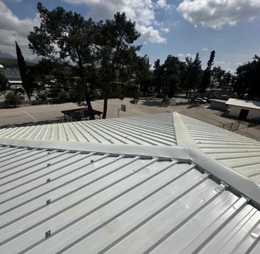 ayvalik cunda otel metal cati yapim isciligimiz