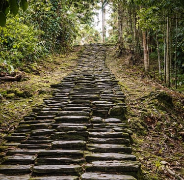 La entrada principal de la ciudad perdida 