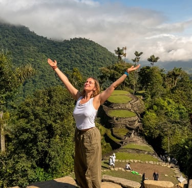 Ciudad perdida con guías indígenas