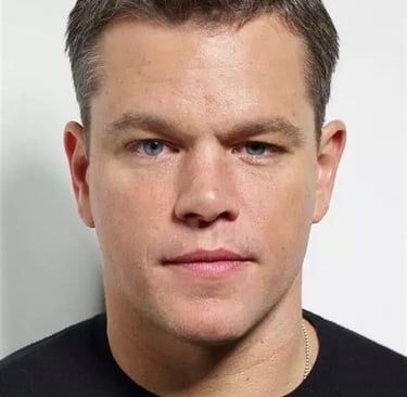 Photo portrait de l'acteur Matt Damon