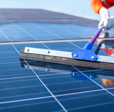 Clean efficient solar panels in Alhaurin