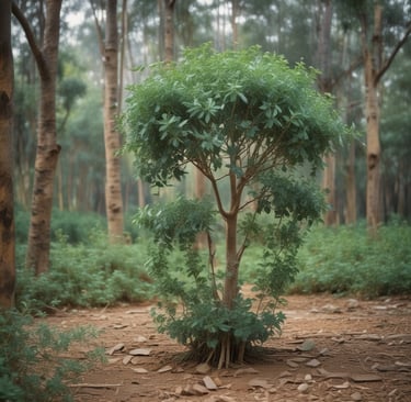 A rugged landscape of Yellowstone with wildflowers and open skies, hinting at the natural origins of the skincare.