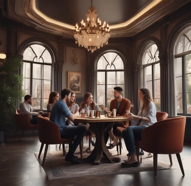 Bright living room with modern inventory