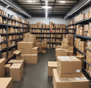 Creative designers working on catalogue image designs and A+ content layouts.