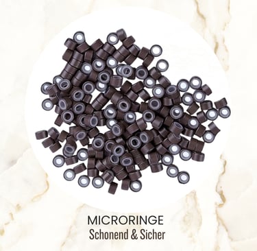 microringe mit silikon für haar extensions