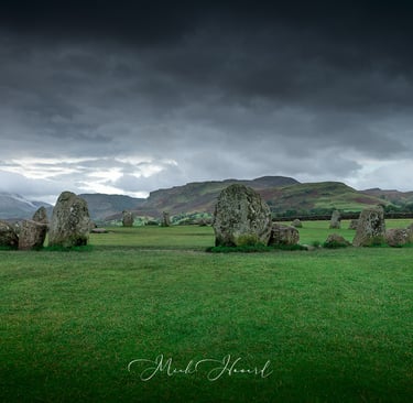 Stone circle Keswick, the Lake District, England ©Mick Howard