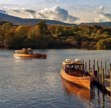 Boats at Derwentwater ©Mick Howard
