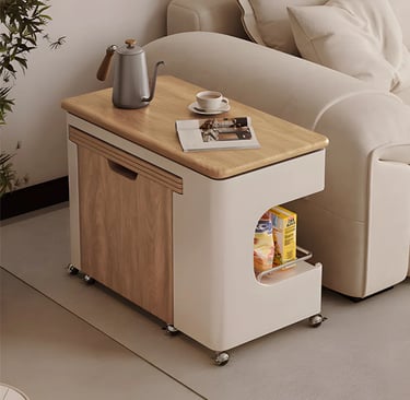Back of multifunctional, coffee table, extendable, coffee table