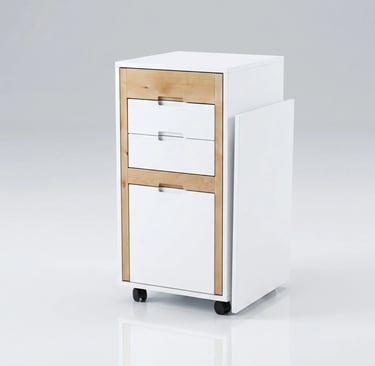 Transforming file cabinet with storage for chair, expandable file cabinet drawers with chair storage
