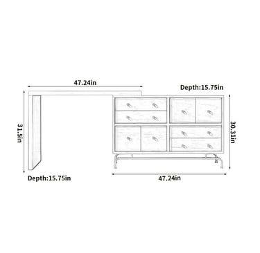 Hector dresser vanity measurements extendable, vanity, extendable dresser