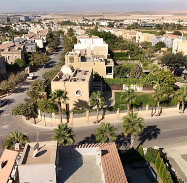 Allegria Compound Sheikh Zayed aerial view
