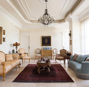 Allegria villa aerial golf view drone photo