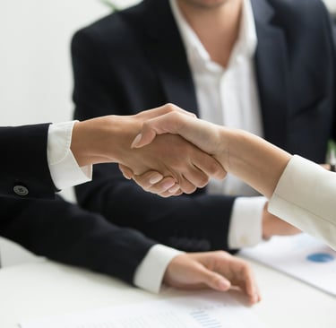 Attorney partnership handshake representing collaboration between probate attorneys and Life Transit