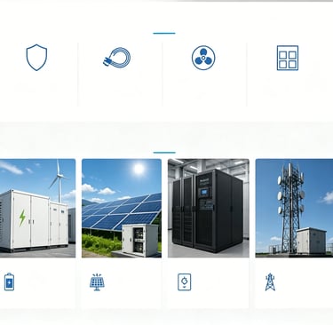 battery cabinets applications