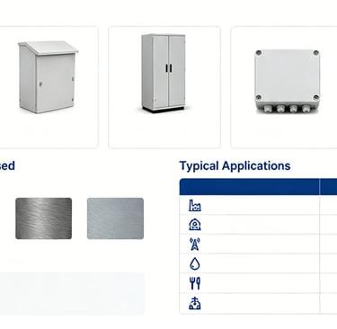 Common Enclosure Types Available in IP65 & IP66