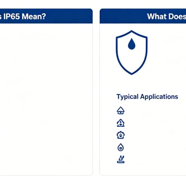 What Does IP65 Mean?What Does IP66 Mean?