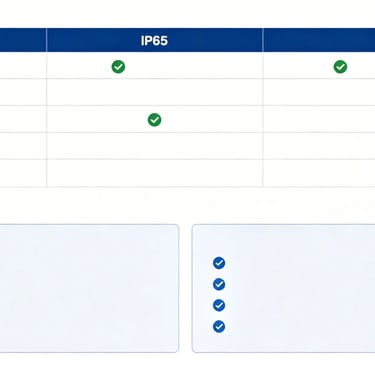 IP65 vs IP66 Comparison
