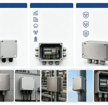 junction boxes Typical Applications