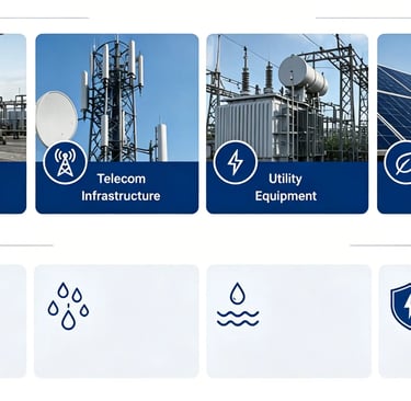waterproof enclosure Typical Applications