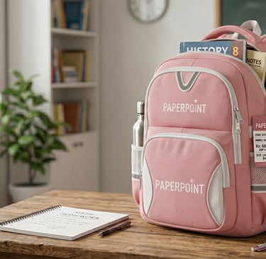 Durable school bag for carrying school stationary